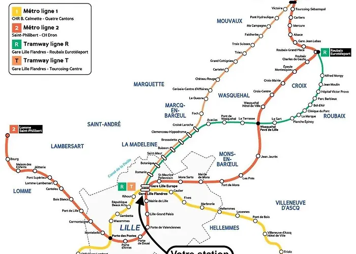 Bright, Fully-equipped In Lille