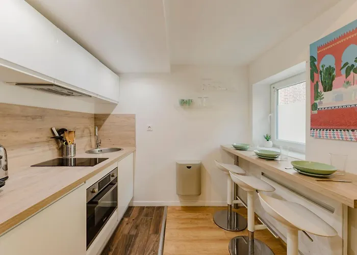 Bright, Fully-equipped In Apartment Lille